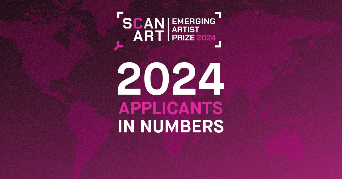 2024 scan.art Emerging Artist Prize Applicants in Numbers