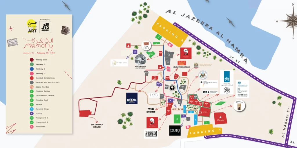 A Map of RAK Art 2025